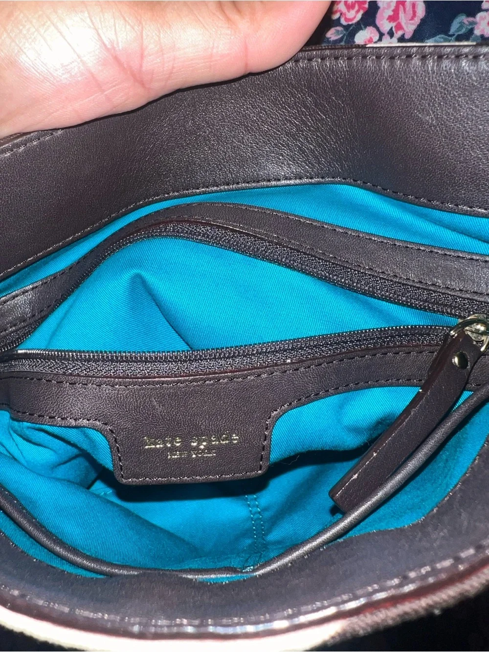 Kate spade giraffe print small satchel/tote